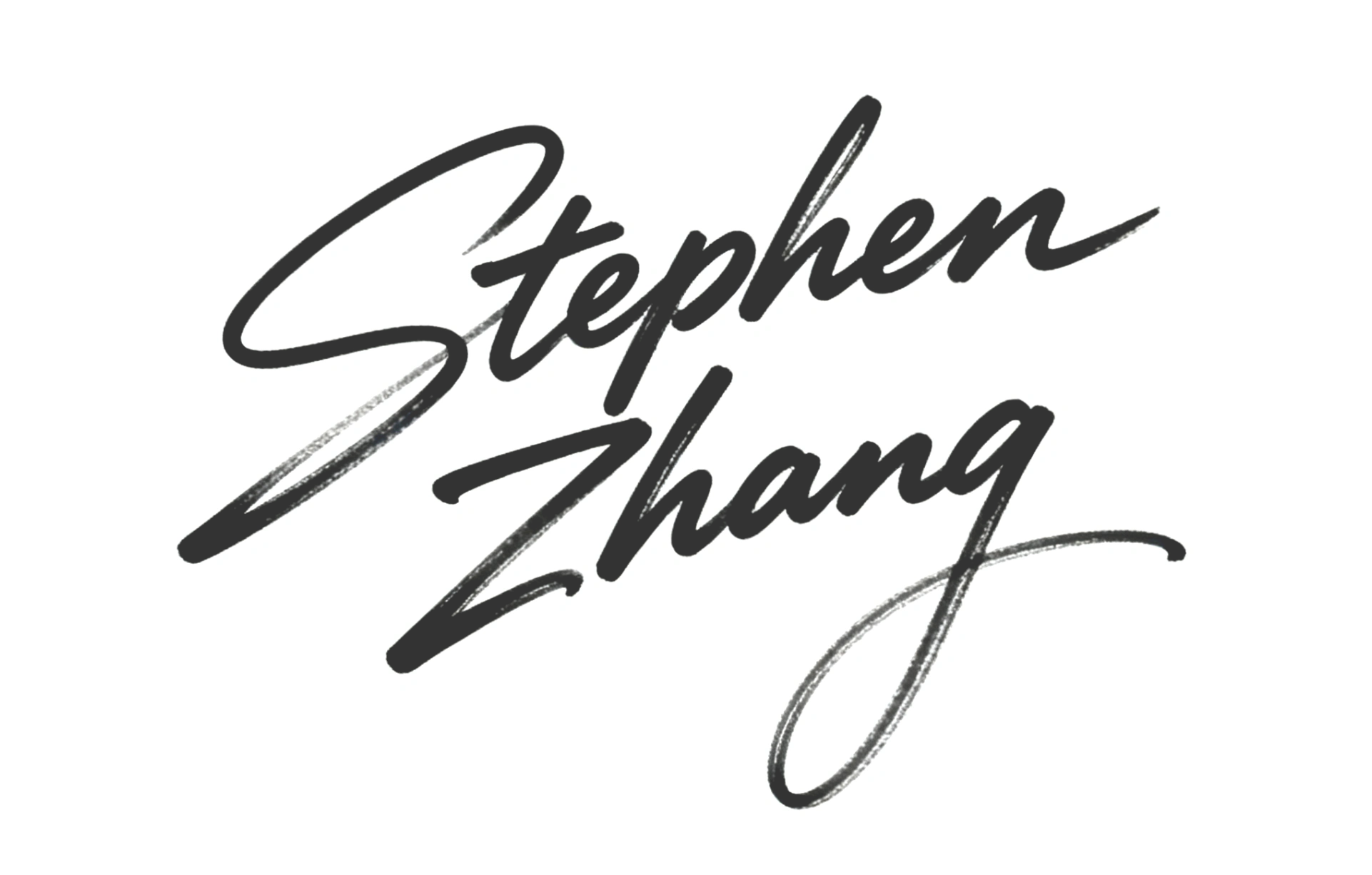 Stephen Zhang’s signature